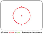 VISEUR HOLO COURT 551 ROUGE/VERT