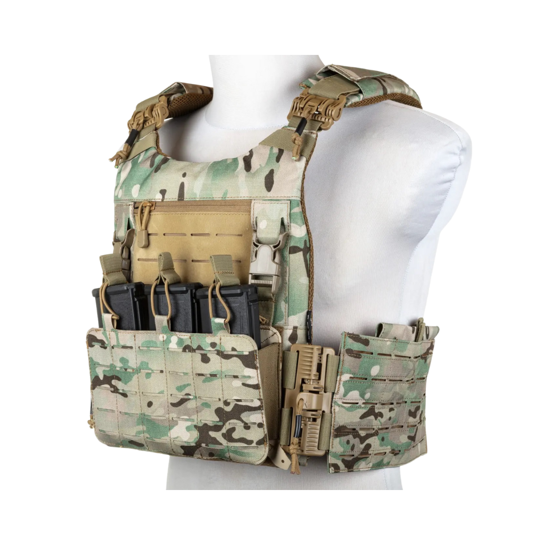 Veste type JPC Molle à retention noire - Gilets tactiques Airsoft Veste type JPC Molle à retention noire - Gilets tactiques Airsoft