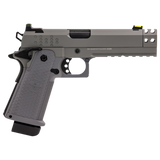 Réplique airsoft pistolet GBB Raven Hi-Capa Hex-Comp Gris