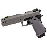 Réplique airsoft pistolet GBB Raven Hi-Capa Hex-Comp Gris