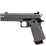 Réplique airsoft pistolet GBB Raven Hi-Capa Hex-Comp Gris