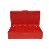 Boite de rangement rouge 50 mun 9mm