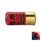 Cartouche SAPL gomme-cogne balle 12/50