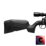 Pack carabine SAVAGE AXIS XP SR INT. 56CM 1/2×28 CAL.222 + Lunette