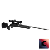 Pack carabine SAVAGE AXIS XP SR INT. 56CM 1/2×28 CAL.222 + Lunette