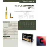Cartouches SB 6,5 CREEDMOOR SP 9,1g