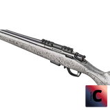 Carabine BMR Bergara Steel synth Cal 17 HMR Canon 51 cm