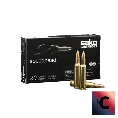 222REM 3.2G 50GR Range Speedhead FMJ 105G Sako bte 50