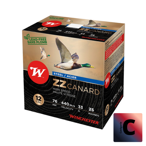 CARTOUCHES 12/76 ZZ CANARD 33G PB5 X25