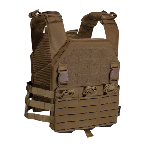 Gilet porte-plaques Drake MK3 Coyote - Corso Tactical