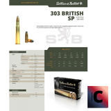 Cartouches SB 303 BRITISH SP 180G