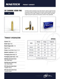 Cartouches MAGTECH 30 CARBINE 110GR FMJ
