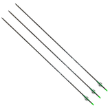 Pack de 3 flèches en carbone Savage ID6.2 400 30 pouces avec plumes Blazer