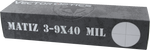 LUNETTE MATIZ 3-9X40 MIL Vector Optics