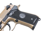 M9 A1 KJ WORKS GAZ BLOWBACK TAN 0.8 J