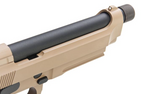 M9 A1 KJ WORKS GAZ BLOWBACK TAN 0.8 J