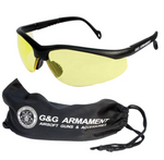 LUNETTE DE PROTECTION JAUNE G&G AVEC SA POCHETTE