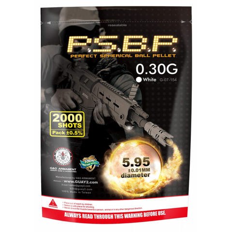 Billes 0.30G PERFECT Grises en sachet de 2000
